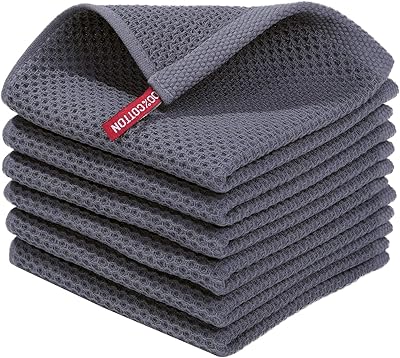 100 % cotton woven kitchen tea towels, ultra soft, absorbent and fast -drying tea towels, 12 x 12 inches, 6 rooms, blue blue.. Unlock a world of affordable products with DIAYTAR NIGERIA's expansive e-commerce platform.