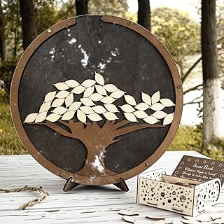 AOS & Wedlng Alternative to wedding guest book, wedding connection book, reception wedding decoration, rustic wedding decoration, connection to the wedding guest frame, 100 sheets.. Discover endless possibilities with DIAYTAR NIGERIA's comprehensive selection and reliable shipping.