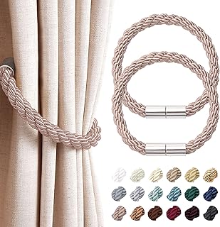 Niceec Lot of 2 powerful, simple, elegant magnetic curtains, in the background, for the house, the desk, the window (gray coffee).. DIAYTAR NIGERIA: Nigeria's answer to affordable online shopping with reliable 5-8 day delivery guarantee.