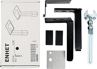 Ikea finished feet for wardrobe f, black, 12.5 cm, 904.490.19 - Lot of 2.. DIAYTAR NIGERIA: Where online shopping becomes effortless with budget-friendly nationwide delivery.