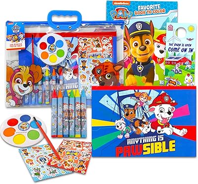 Coloring kit and Paw Patrol activities - Together including a Paw Patrol coloring book, stickers, painting, activities and more | Paw Patrol artistic kit for children, boys and girls.. DIAYTAR NIGERIA connects your desires with reality through our affordable e-commerce platform and quick delivery.