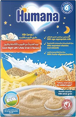 Good night's milk cereal flour with whole grains and humana bananas, weighing 200 grams.. DIAYTAR NIGERIA: Where shopping dreams become reality with budget-friendly prices and prompt delivery.