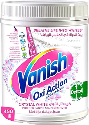 Vanish Oxi Powder Action to eliminate white spots, which can be used with and without detergents, additives and softening, 450 grams.. From office supplies to fashion — DIAYTAR Nigeria brings it fast.
