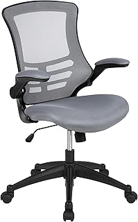 Furniture Flash Office Chair, Ergonomic office chair with mesh folder, profile seat, adjustable height and tilt locking lever, gray, 64.77 x 62.23 x 104.78 cm.. DIAYTAR NIGERIA: Where every shopping need is met with affordable prices and timely delivery.