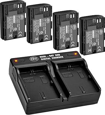 BM Premium Lot de 4 Batteries LP-E6NH Haute Capacité and Chartur de Batterie Double Baie pour Canon EOS R6 R6 EOS R6 2 EOS R7 EOS 90D EOS 60D EOS 7D EOS 7D 6D 2 EOS 7D EOS 7D Mark 2 Caméra.. Discover the convenience of DIAYTAR NIGERIA's vast product range delivered affordably in 5-8 days.
