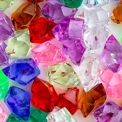 Interfinding acrylic gems Filler of vase False plastic precious and crystals.. DIAYTAR NIGERIA: Your partner in affordable e-commerce with dependable delivery across Nigeria.