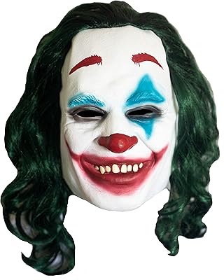 JOKER 2019 JOKER mask Movie Phillips Joaquin Phoenix - Halloween cosplay costume - scary white clown mask.. Embrace a new era of online shopping with DIAYTAR NIGERIA's extensive range and budget-friendly prices.