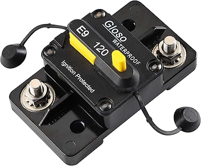 GLOSO 120A Extended break 1/4 inch Diagonal waterproof bolt ip67 marine RV truck High intensity circuit breaker (120A).. Why pay more? DIAYTAR Nigeria gives you the best for less.