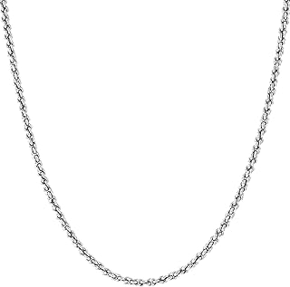 Long -term jewelry necklace for women and men [2 mm rope chain] - placed up to 20 times more than 24 carats than other collar channels - white or yellow gold.. DIAYTAR NIGERIA makes every shopping desire a reality with affordable prices and delivery in 5-8 days.