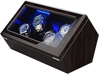 High quality watch winder for 4 watches with flexible and flexible watch pads [updated] blue LED light, walking and stop functions, pine bark pattern, includes oversized watch pads (pine bark pattern), pattern of pine bark.. Don’t wait weeks — DIAYTAR Nigeria delivers your order in just a few days.