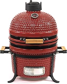 Kamado carbon grill 15 inch Wessels - Robust ceramic barbecue smoking room with integrated thermometer and stainless steel grid - for the kitchen in the garden and outdoors.. DIAYTAR NIGERIA delivers on our promise of extensive selection and budget-friendly nationwide shipping.