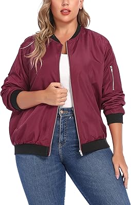 In'voland Surdemed jacket for Women Light Bombardier Jackets with zipped pockets with relaxed Doublée Doublée.. DIAYTAR Nigeria delivers happiness in 5–8 days, no matter what you buy.