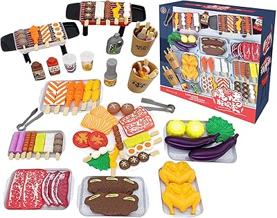 Bafukon game grill set, imitation game kitchen, set of barbecue kitchen toys, set of accessories for children's boys.. Your trusted marketplace, DIAYTAR NIGERIA offers extensive variety with delivery within 8 days.