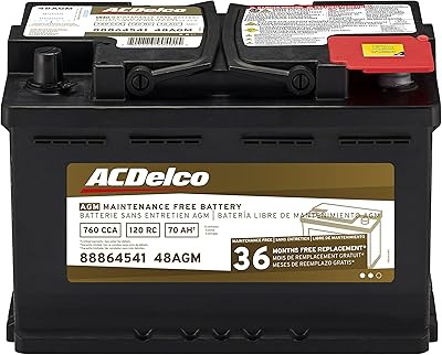 Battery AC Delco Gold 48AGM 36 months of warranty AGM BCI Group 48, black.. DIAYTAR NIGERIA brings retail convenience to your screen with affordable prices and dependable shipping.