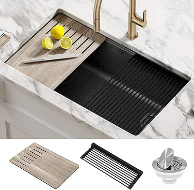 Kitchen sink with unique tank granite kraus bellucci.. Your digital shopping destination, DIAYTAR NIGERIA combines variety with affordability and quick delivery.