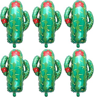 6 Balloons in giant aluminum cacti leaf Mylar Helium Party Balls For Baby Baby Shower Hawaiian Wedding Luau Tropical Beach Mexican Summer Carnival Fiesta Festival Decorations.. DIAYTAR NIGERIA: Bringing quality products to every Nigerian home at prices everyone can afford.
