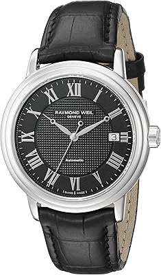 Raymond WEIL Watch For Men 2837-STC-00208 in stainless steel with black bracelet.. Discover a world of choices with DIAYTAR NIGERIA's extensive marketplace and prompt shipping service.