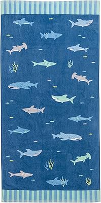 Stephen Joseph, unisex summer beach towel for children, shark, one size.. From office supplies to fashion — DIAYTAR Nigeria brings it fast.