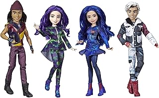 Set of Disney 4 -room dolls Descendants 3 L’Île des lost.. DIAYTAR Nigeria: trusted by thousands for fast, reliable delivery.