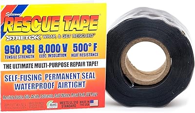 Quick emergency ribbon sticker for emergency plumbing pipe, radiator pipe and electric insulation repair ribbon, military standard, 1 "x 12 ', black.. DIAYTAR NIGERIA transforms how Nigerians shop with our affordable prices and dependable shipping times.