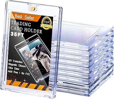 10-room magnetic card holder, 35-point magnetic card holder, baseball card protector, transparent acrylic carrier holder for displaying football sports gaming cards, standard cards.. Get more for less on DIAYTAR Nigeria — Nigeria’s favorite e-commerce platform.
