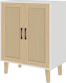 Banana buffet with decorative rattan doors for kitchen storage (white).. DIAYTAR Nigeria is your reliable online shopping destination offering an extensive range of products across all categories. Enjoy fast nationwide delivery in just 5 to 8 days and some of the lowest prices in the market.