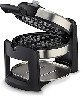 Belgian cornable waffle maker Cuzinart WAF-F30, black/silver, 1 inch thickness.. Get top brands at bottom prices, only on DIAYTAR Nigeria.