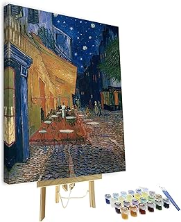 Tomofo Painting Kit Painting by Numbers For Adults Famous Paintings of Van Gogh De Coffee and Balcony.. Discover the joy of online shopping with DIAYTAR NIGERIA's budget-friendly prices and reliable shipping.