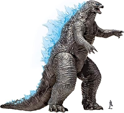 Monster against Godzilla against Kong Mega Figure MNG06200, Godzilla with lights and sounds, gray, 13 inch.. DIAYTAR NIGERIA revolutionizes e-commerce with our affordable prices and dependable delivery timeframes.