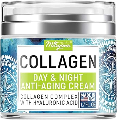 Collagen cream Marian Organics - Anti -aging moisturizer for the face - Dours and night use - Made in the United States - Natural formula with hyaluronic acid and vitamin C - 1.7 OZ.. Join millions of satisfied shoppers using DIAYTAR Nigeria every day.