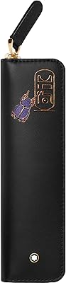 MONT BLANCE MEISTERSTOCK selection case for 1 pen with embellishment scarab.. DIAYTAR NIGERIA makes online shopping accessible to all with budget-friendly prices and reliable delivery.