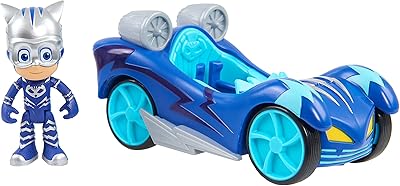 A set representing a fast racing car and a cat in the HEROES in pajamas cartoon (24975-CAT) (original version 24976).. Elevate your shopping experience with DIAYTAR NIGERIA's vast catalog and budget-friendly options.