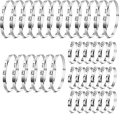 36 Parts adjustable stainless steel tightening necklaces for boots.. Shop with purpose at DIAYTAR NIGERIA, where your money goes further and delivery is always prompt.