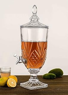 3 -liter Cristal feelings glass drinks dispenser with faucet - Elegant design for special occasions.. DIAYTAR NIGERIA transforms dreams into deliveries with our affordable prices and reliable shipping.