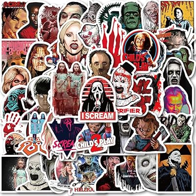 100 Pieces Sticker Horror Film Killer Halloween Decorations Sticker For Laptop Garde Laptop Skateboard Moto Cywriting Cycling Telephone Guitar Guitar DIY Sticker For Adolescents (horror film Killer 100).. Shop easy, pay less, get it fast — with DIAYTAR Nigeria.