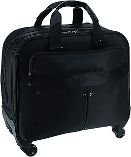 Work trolley with storage spaces necessary to accommodate the products used at the 4 -wheel trolley bag/ bag with laptop pocket, black.. DIAYTAR NIGERIA makes luxury accessible with our affordable prices and dependable delivery service.