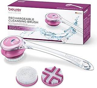 Body cleansing brush Beurer FC55, Electric Exfoliating Massage Brush for the body, cleaning brush for the waterproof shower, rotary brush for the cordless rechargeable skin with elbows.. Your shopping journey simplified with DIAYTAR NIGERIA's vast selection and budget-friendly shipping.
