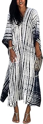 Long kimono cardigan open to the front for women with tie-dye pattern suitable for the beach.. DIAYTAR NIGERIA: Connecting Nigerians with affordable products delivered promptly nationwide.