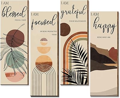 Bohemian wall prints 11 x 4 1 "Lot of 4.. Get everything you need without leaving your home. DIAYTAR Nigeria offers a seamless shopping experience and delivers your orders quickly and reliably.