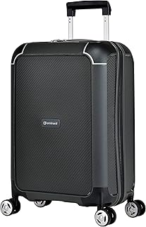 Elegant and light eminent wheeled bag with aligned wheel skate wheels - B0002, gray, 20 -inch hand luggage.. Your shopping dreams realized through DIAYTAR NIGERIA's affordable platform with reliable delivery times.