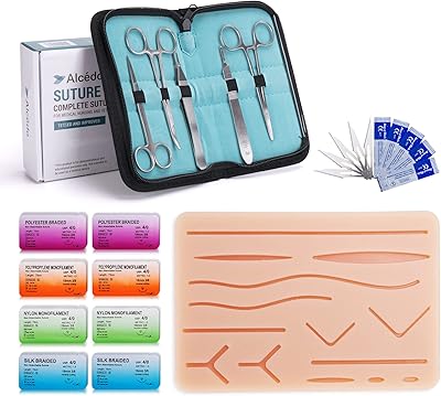 ALCEDO Medicine Suture Kit | complete (32 pieces) including a large.. DIAYTAR NIGERIA delivers what you want at prices you'll love, all within 5-8 days nationwide.