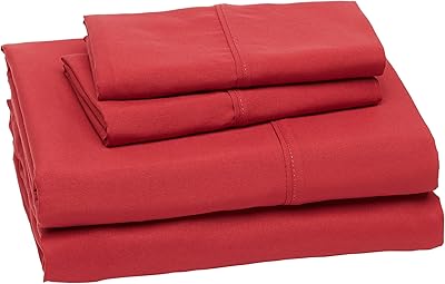 Ultra -soft light microfiber bedroom set with Amazonbasics maintenance with deep pockets 14 " - Full size, red.. Discover a new way to shop with DIAYTAR NIGERIA's comprehensive marketplace and quick delivery options.