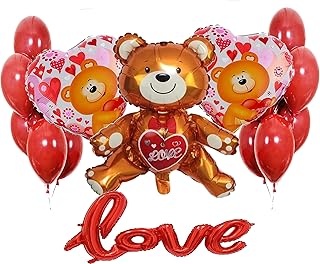 Batycab Love Word Love Bear Ballons Saint Valentine Birthday Woman Special Decorations (16pcs).. From tech to toiletries, DIAYTAR Nigeria delivers without delay.