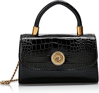 Nightfall bag for women by guess, black, upper handle and flap, single size, black, one size.. DIAYTAR NIGERIA: Transforming online retail with affordable prices and consistent 5-8 day nationwide delivery.