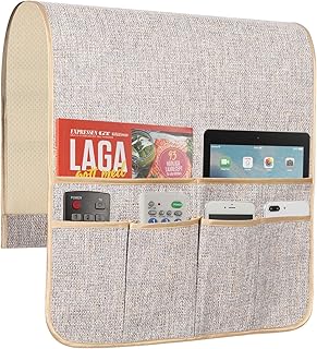 SIXYOTIE SUPPORT OF TROPS For armchair, sofa organizer, non -slip with 6 pockets for tablets, smartphones, books, pens, magazines, iPad (19 x 35 inches, gray coffee).. From household needs to gadgets, DIAYTAR Nigeria has it all.