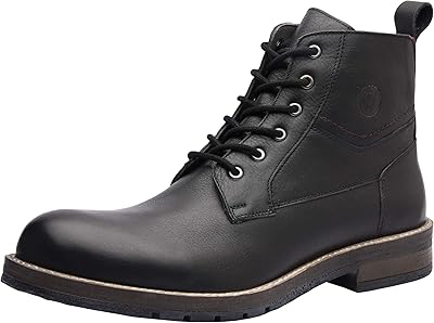 Boots allons Lucian for men, combat ankle boots, real leather combat boots, united end, tall lace laces boots with rubber sole.. Experience shopping without compromise at DIAYTAR NIGERIA, with vast selection and quick delivery.