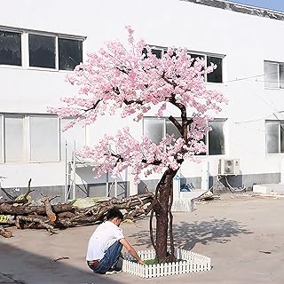 Sakura pink trees in artificial cherry blossoms for interior/outdoor/party/restaurant/shopping center, decoration of the house 1.2x1m/3.9x3.2 feet.. Shop from anywhere in Nigeria and receive your DIAYTAR purchases at affordable prices within a week.
