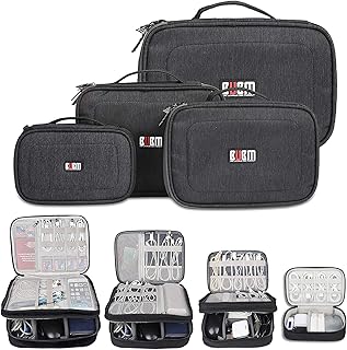 BUBM 4-room 4-part Electronic computer cable organizer travel tool bag for cables.. Buy better with DIAYTAR Nigeria — the ultimate e-commerce platform in Nigeria.