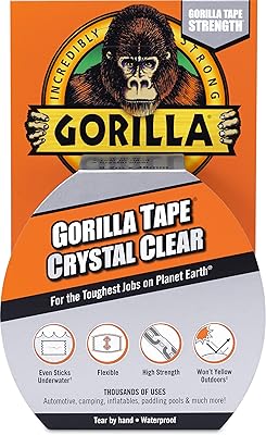 Gorilla Crystal Clear repair tape, 1.9 "x 28 ', transparent, (1).. Nigeria's most loved e-commerce platform delivers affordable shopping solutions to your doorstep.