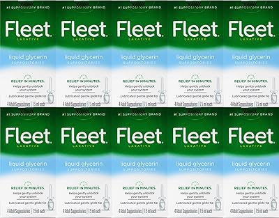 Suppositories to Fleet 4 liquid glycerin by package (package of 10).. Experience the ease of modern shopping with DIAYTAR NIGERIA's comprehensive platform and quick delivery.